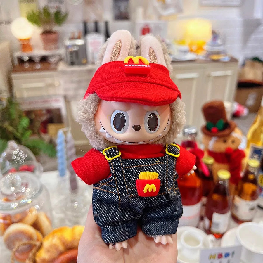 Labubu McDonalds uniform
